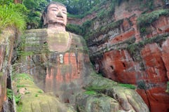 Gigante Buddha di Leshan fotografia stock Gigante Buddha di Leshan fotografia stock