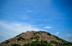 Gingee Fort in Tamil Nadu, India royalty free stock photography Gingee Fort in Tamil Nadu, India royalty free stock photography