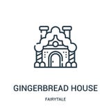 gingerbread house icon vector from fairytale collection. Thin line gingerbread house outline icon vector illustration stock illustration gingerbread house icon vector from fairytale collection. Thin line gingerbread house outline icon vector illustration stock illustration