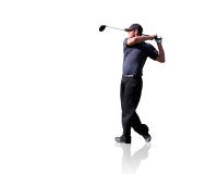 Giocatore di golf isolato Giocatore di golf isolato