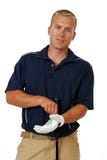 Giocatore di golf maschio fotografia stock Giocatore di golf maschio fotografia stock