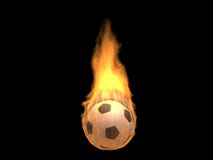 Gioco del calcio burning caldo illustrazione vettoriale Gioco del calcio burning caldo illustrazione vettoriale