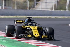 GIORNI 2018 DELLA PROVA DI FORMULA 1 - NICO HULKENBERG Immagini Stock Libere da Diritti GIORNI 2018 DELLA PROVA DI FORMULA 1 - NICO HULKENBERG Immagini Stock Libere da Diritti