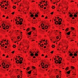 Giorno di Sugar Skull Seamless Vector Background morto Giorno di Sugar Skull Seamless Vector Background morto