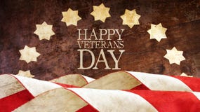 Giorno di veterani Bandiera americana fotografia stock libera da diritti Giorno di veterani Bandiera americana fotografia stock libera da diritti