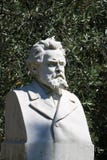 Giosuè Carducci poet. Marble sculpture. Bust at the birthplace o royalty free stock photo Giosuè Carducci poet. Marble sculpture. Bust at the birthplace o royalty free stock photo