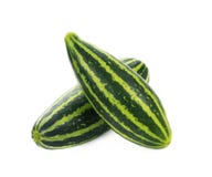 Giovane melone (melone tailandese) su fondo bianco Fotografia Stock Libera da Diritti Giovane melone (melone tailandese) su fondo bianco Fotografia Stock Libera da Diritti