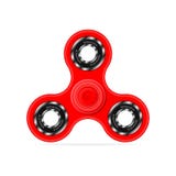 Girador vermelho, brinquedo antistress ilustração royalty free Girador vermelho, brinquedo antistress ilustração royalty free