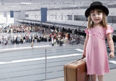 Girl at the airport