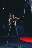 Girl athlete Boxing MMA stock images Girl athlete Boxing MMA stock images