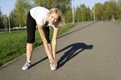 Girl Does Workout Stock Images Girl Does Workout Stock Images