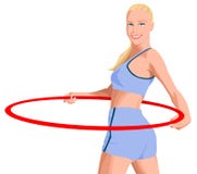 Girl with a hoop