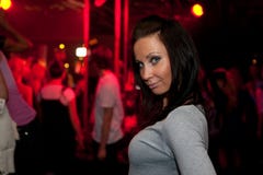 Girl In A Club Royalty Free Stock Image
