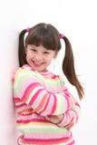 Girl In Pink Stripes Royalty Free Stock Photos Girl In Pink Stripes Royalty Free Stock Photos