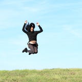 girl jump стоковое изображение girl jump стоковое изображение