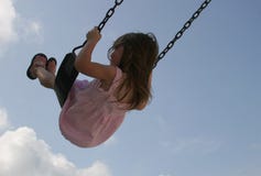 Girl On Swing Stock Photo Girl On Swing Stock Photo