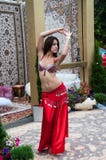 Girl performs Oriental Dance Royalty Free Stock Photography Girl performs Oriental Dance Royalty Free Stock Photography