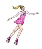Girl skating vector illustration vector illustration Girl skating vector illustration vector illustration