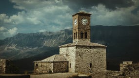 Gjirokastra kasztel obraz stock Gjirokastra kasztel obraz stock