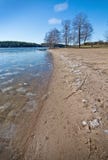 Glace sur le lac image stock Glace sur le lac image stock