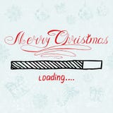 Glad jul laddar Vektorferie Arkivbilder Glad jul laddar Vektorferie Arkivbilder