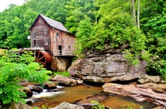 Glade Creek Grist Mill Stock Photos Glade Creek Grist Mill Stock Photos