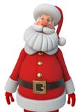 gladlynt modell för illustration 3d av Santa Claus stock illustrationer gladlynt modell för illustration 3d av Santa Claus stock illustrationer