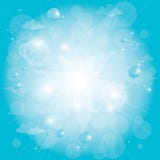 Glanzende blauwe hemel vector illustratie Glanzende blauwe hemel vector illustratie