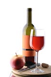 Glass And A Bottle Of Red Wine Stock Images Glass And A Bottle Of Red Wine Stock Images