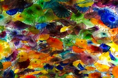Chihuly Glass Ceiling Art Display Editorial Photography Image Of