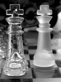 Glass Chess Royalty Free Stock Photography