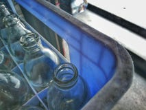 glass of drinking water is placed in a plastic crate. Royalty Free Stock Photo glass of drinking water is placed in a plastic crate. Royalty Free Stock Photo