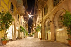 Streets of Milano, Italy Royalty Free Stock Images Streets of Milano, Italy Royalty Free Stock Images