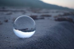 Glass lense ball royalty free stock photo Glass lense ball royalty free stock photo