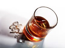 Glass Of Whiskey Stock Image