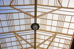 Glass roof of building royalty free stock images Glass roof of building royalty free stock images