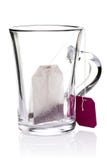 Glass with Tea Bag royalty free stock image Glass with Tea Bag royalty free stock image