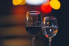 Glasses of red wine at restaurant concept alcohol stock photos Glasses of red wine at restaurant concept alcohol stock photos