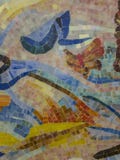Glazed ceramic mosaic puzzle stock image Glazed ceramic mosaic puzzle stock image