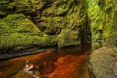 Glen Finnich in Schottland stockfotos Glen Finnich in Schottland stockfotos
