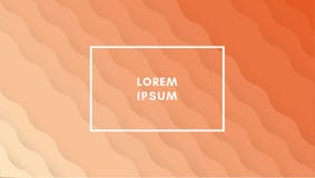 Gli strati ondulati sovrappongono il fondo arancio Modello astratto di vettore con le ombre illustrazione vettoriale Gli strati ondulati sovrappongono il fondo arancio Modello astratto di vettore con le ombre illustrazione vettoriale