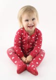 Glimlachend gelukkig babymeisje stock afbeelding Glimlachend gelukkig babymeisje stock afbeelding