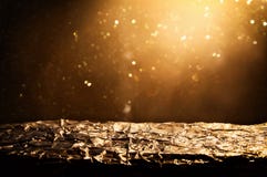 glitter vintage lights background. black and gold. de-focused, golden foil texture. Royalty Free Stock Image glitter vintage lights background. black and gold. de-focused, golden foil texture. Royalty Free Stock Image