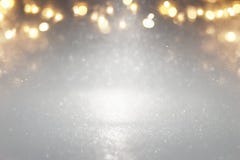 glitter vintage lights background. silver, gold and gray. de-focused. Royalty Free Stock Images glitter vintage lights background. silver, gold and gray. de-focused. Royalty Free Stock Images