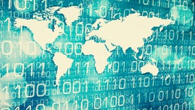 Global business network security, cyber data flow royalty free illustration Global business network security, cyber data flow royalty free illustration