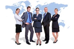Global business team