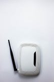 Globale wifi witte router op een witte achtergrond stock foto Globale wifi witte router op een witte achtergrond stock foto