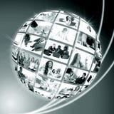A globe is business people royalty free stock images A globe is business people royalty free stock images