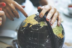 Globe World Map Travel Explore Destination Concept stock photo Globe World Map Travel Explore Destination Concept stock photo