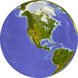 Globo, relevación sombreada ilustración del vector Globo, relevación sombreada ilustración del vector